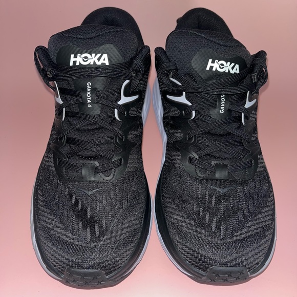 Hoka Shoes - HOKA Gaviota 4 - Running / Walking Sneakers Black & White - Like New worn once